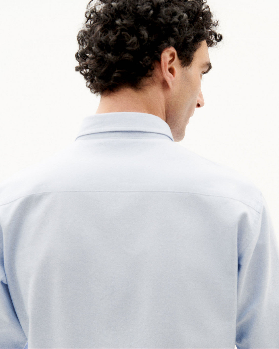 Chemise classique en coton bio | bleu "sol light blue ant shirt"