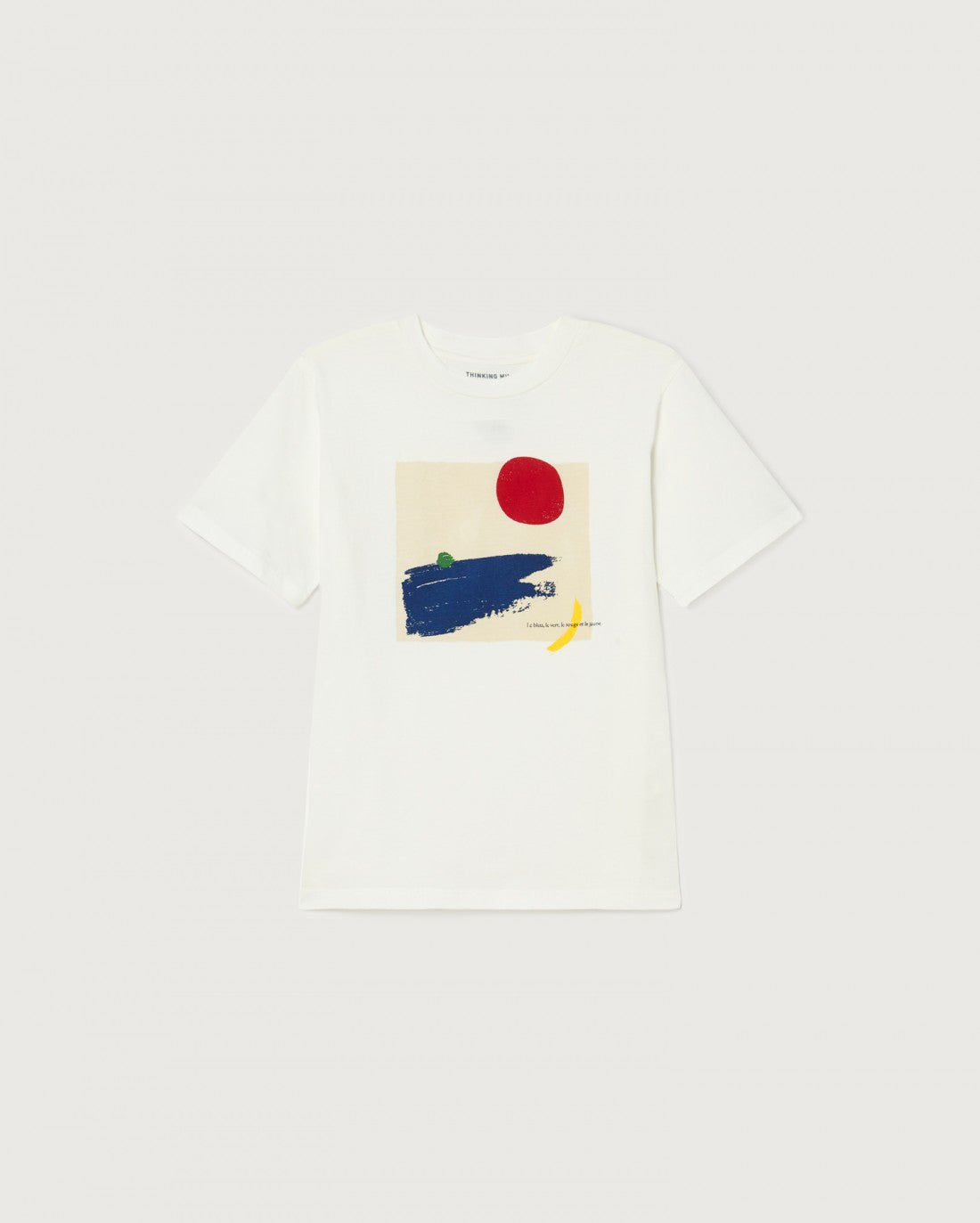 T-shirt imprimé en coton bio - COULEUR T-SHIRT snow white