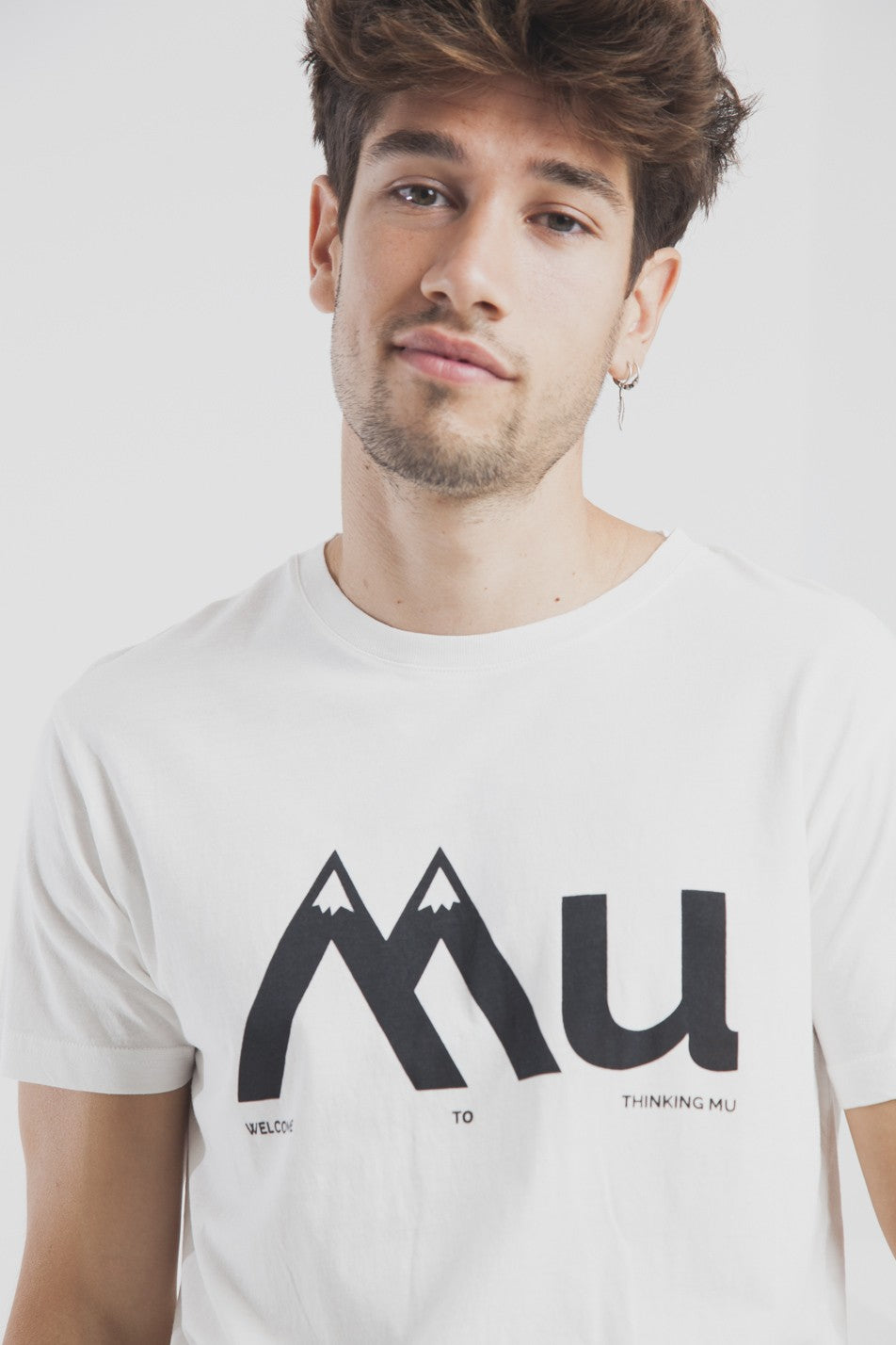 T-shirt en coton bio montagne mu