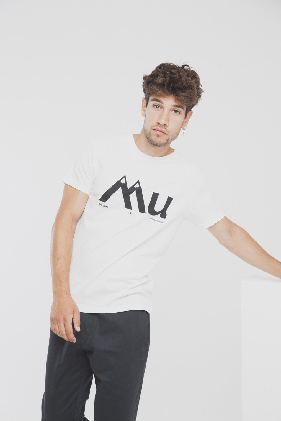 T-shirt en coton bio montagne mu