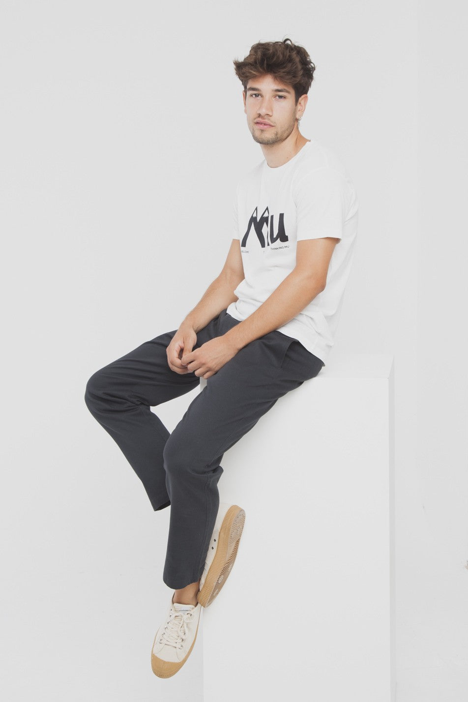 T-shirt en coton bio montagne mu