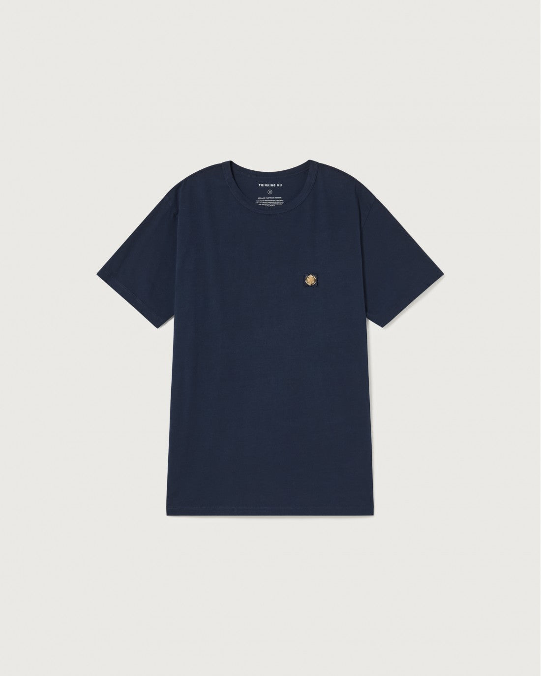 T-shirt marine en coton bio - CURRY SOL NAVY T-SHIRT