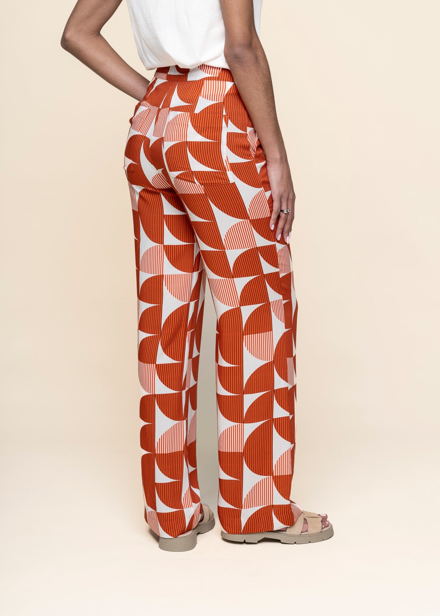 Pantalons ample en tencel | multicolore "shrubbery manolita pant"