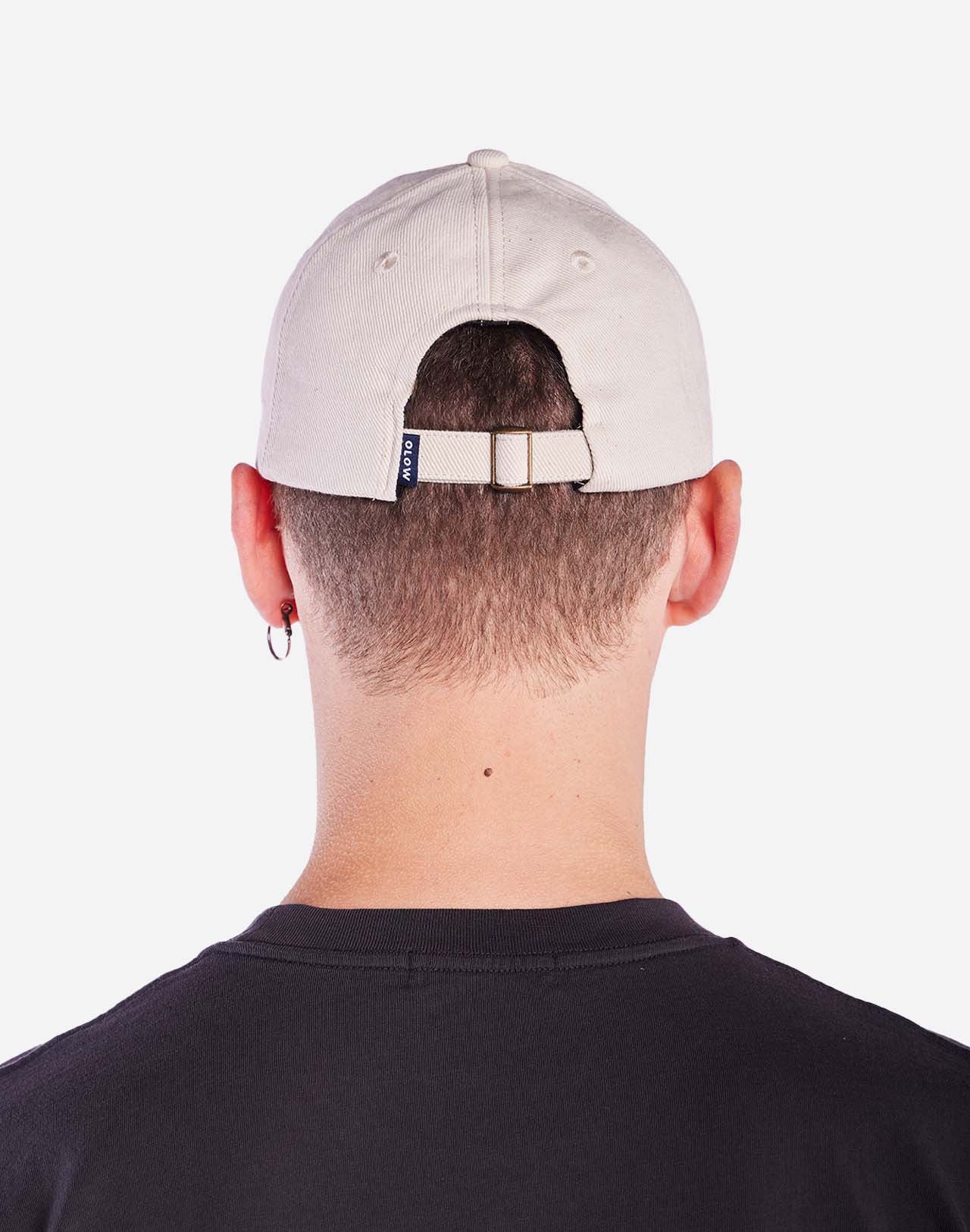 Casquette en coton bio | beige "casquette six pannel yaguar"