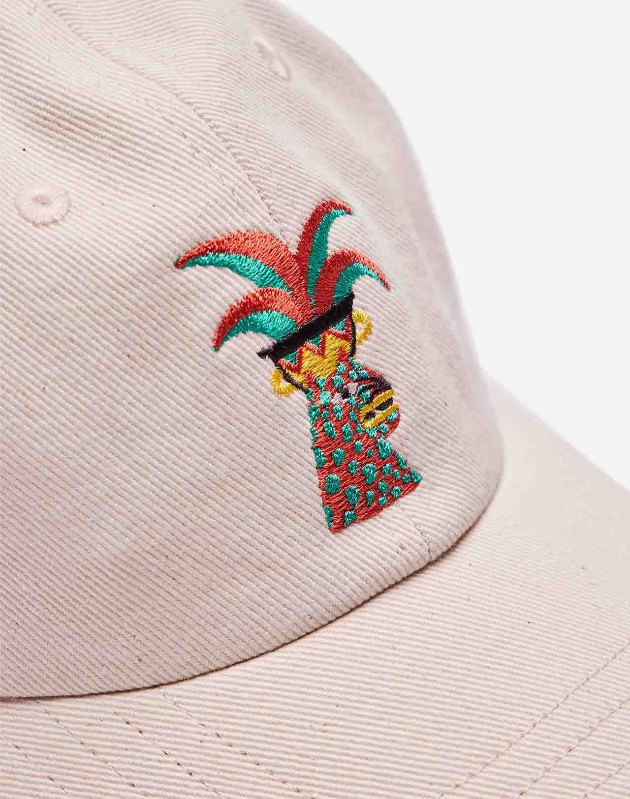 Casquette en coton bio | beige "casquette six pannel yaguar"