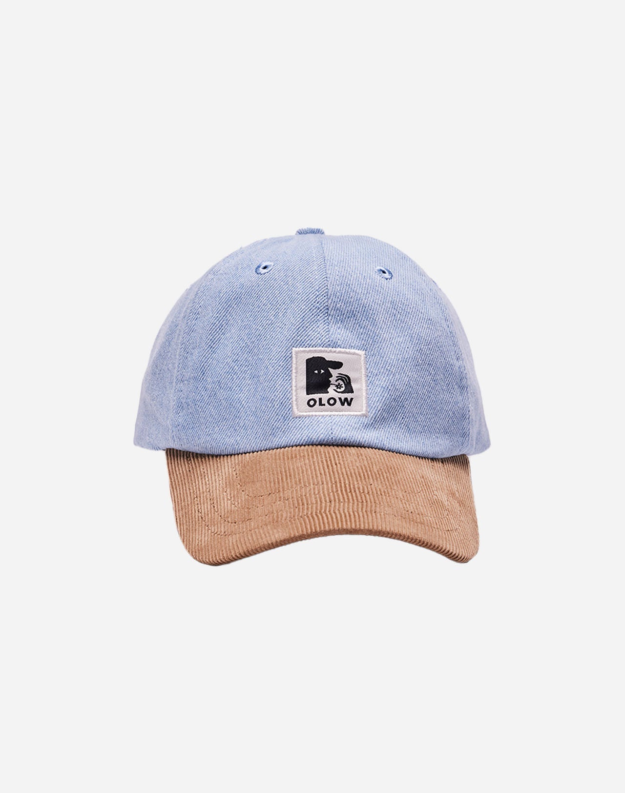 Casquette en coton bio | bleu "casquette six pannel stanton denim clair - light denim"