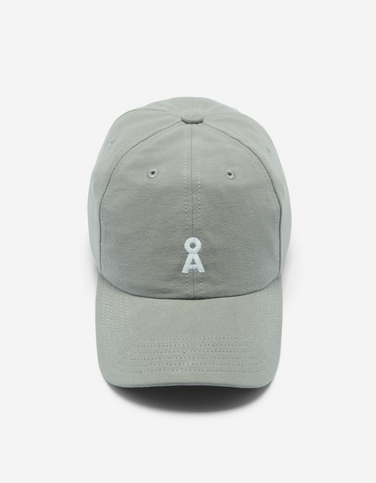 Casquette en coton bio | Gris sauge "yenaas bold cool sage"