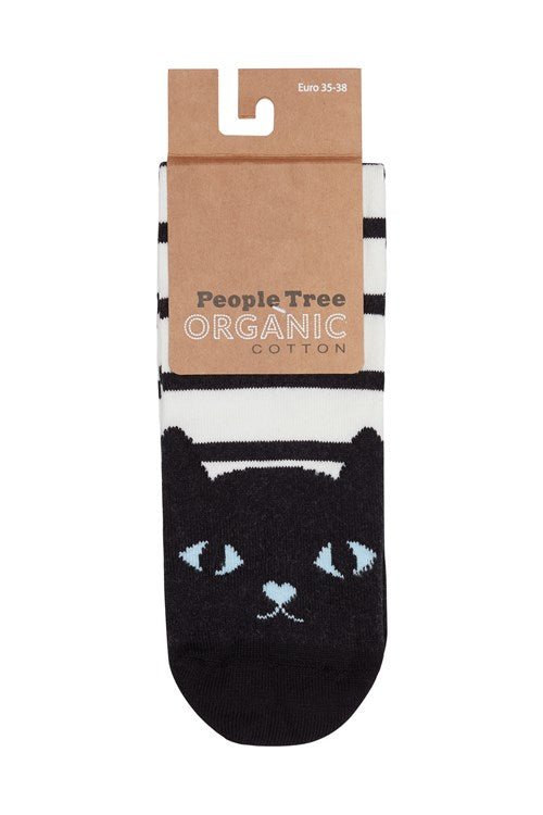 Pack 3 paires de chaussettes en coton bio - cat