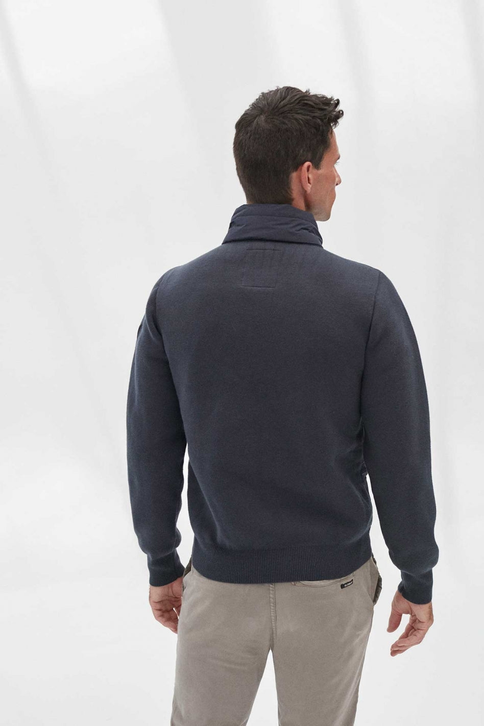 Veste marine bi-matière en polyester et nylon recyclé - Waimea
