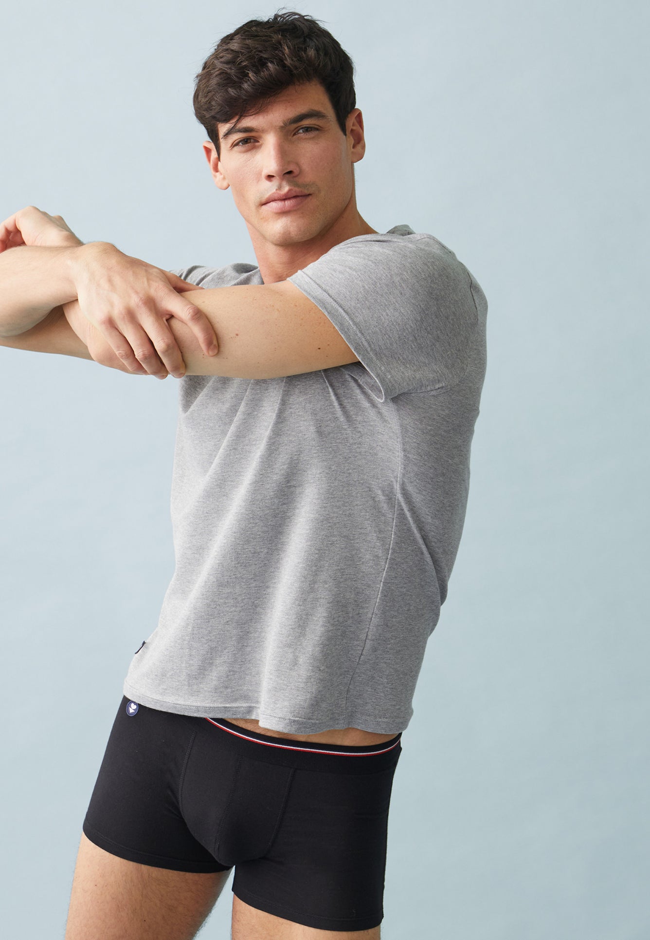 Boxer made in France en lyocell et coton | noir "samuel noir"