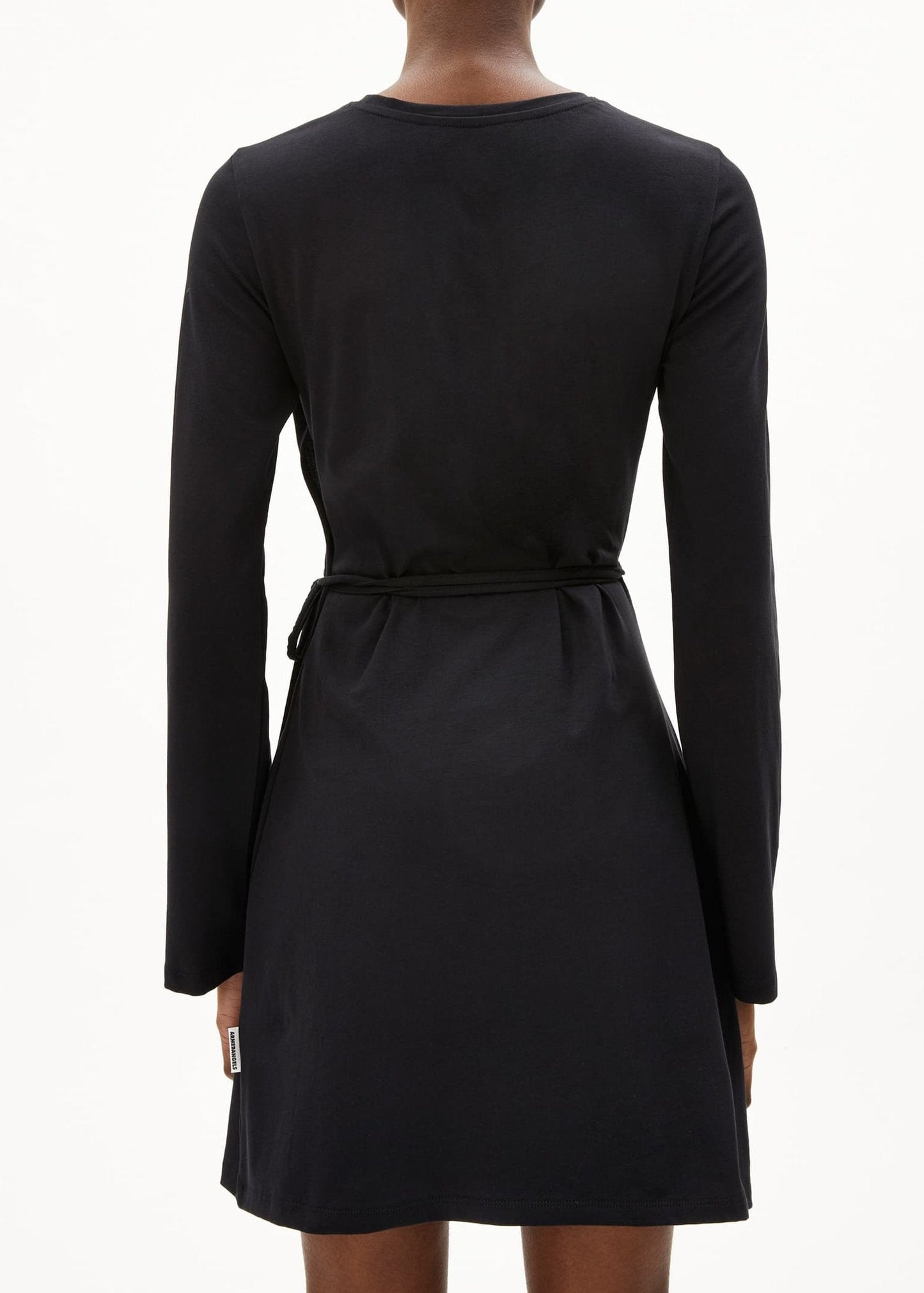 Robe en coton biologique | noir "ceetaa - black"