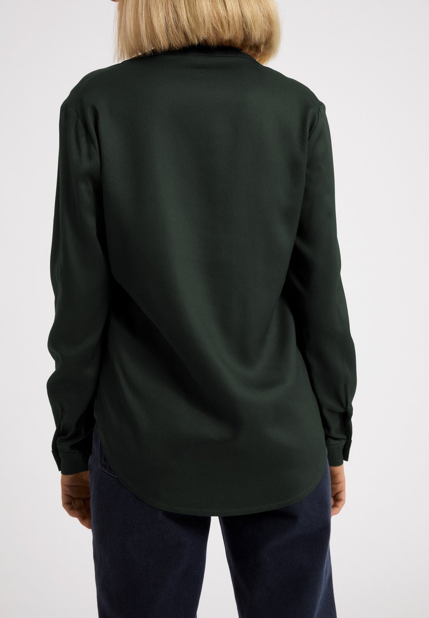 Blouse vert forêt en Lenzing  - CEYLAAN vintage green