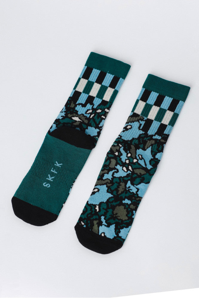 Paire de chaussettes en coton bio | multicolore "lorea"