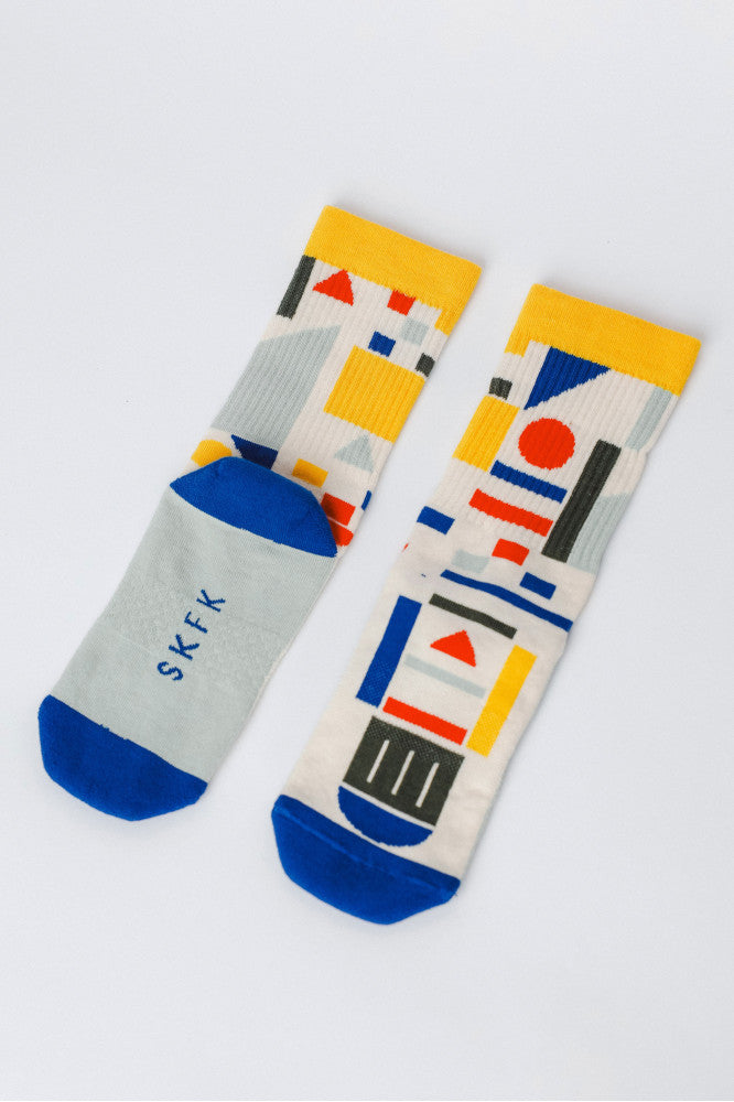 Chaussettes en coton bio | multicolore "calcetines epel geo"