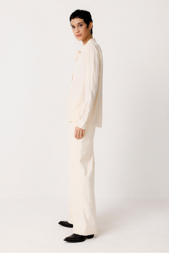 Chemise en ecovero | écru "camisa asun cream"