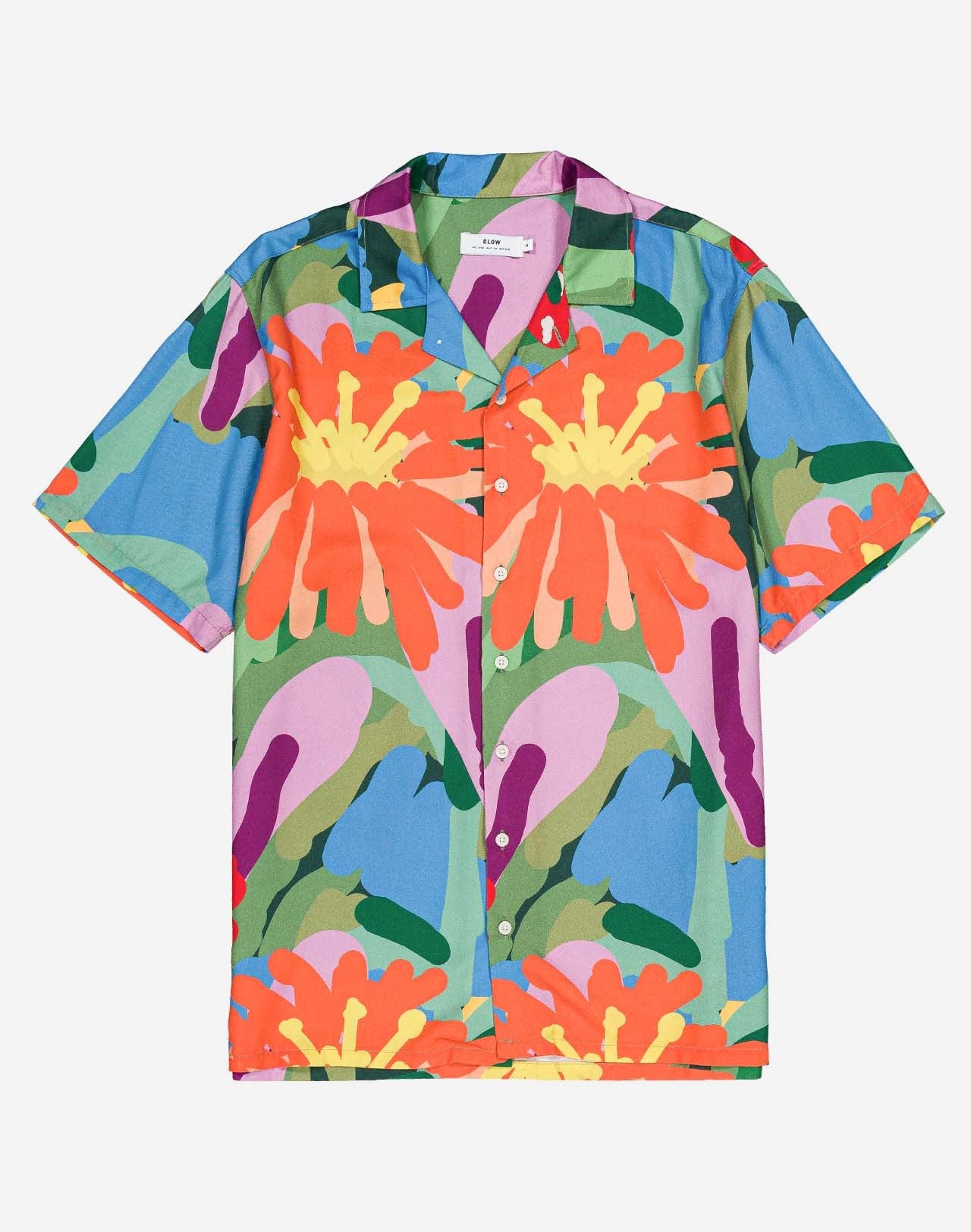 Chemise en tencel® (procédé Lyocell) | multicolore "Chemise aloha wildflowers - wildflowers"