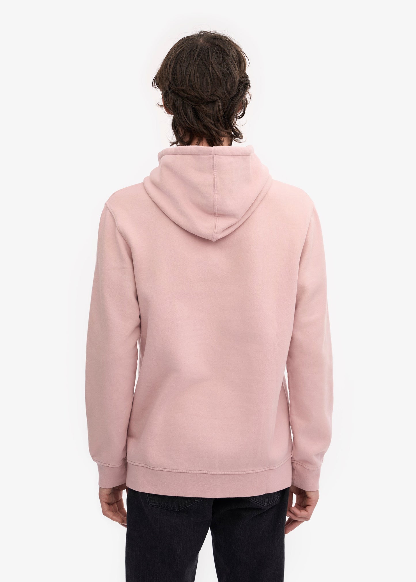 Sweat à capuche en coton bio | rose 'Faded pink'