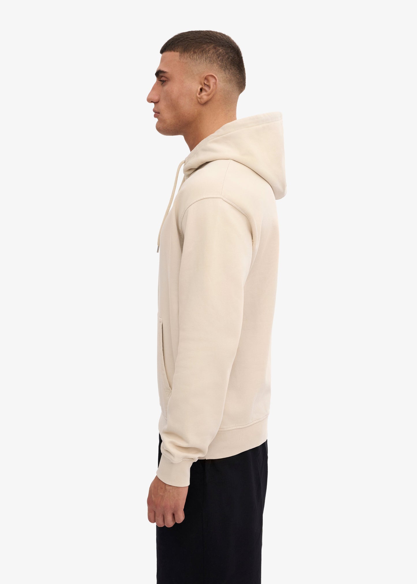 Sweat à capuche en coton bio | écru "Ivory White"