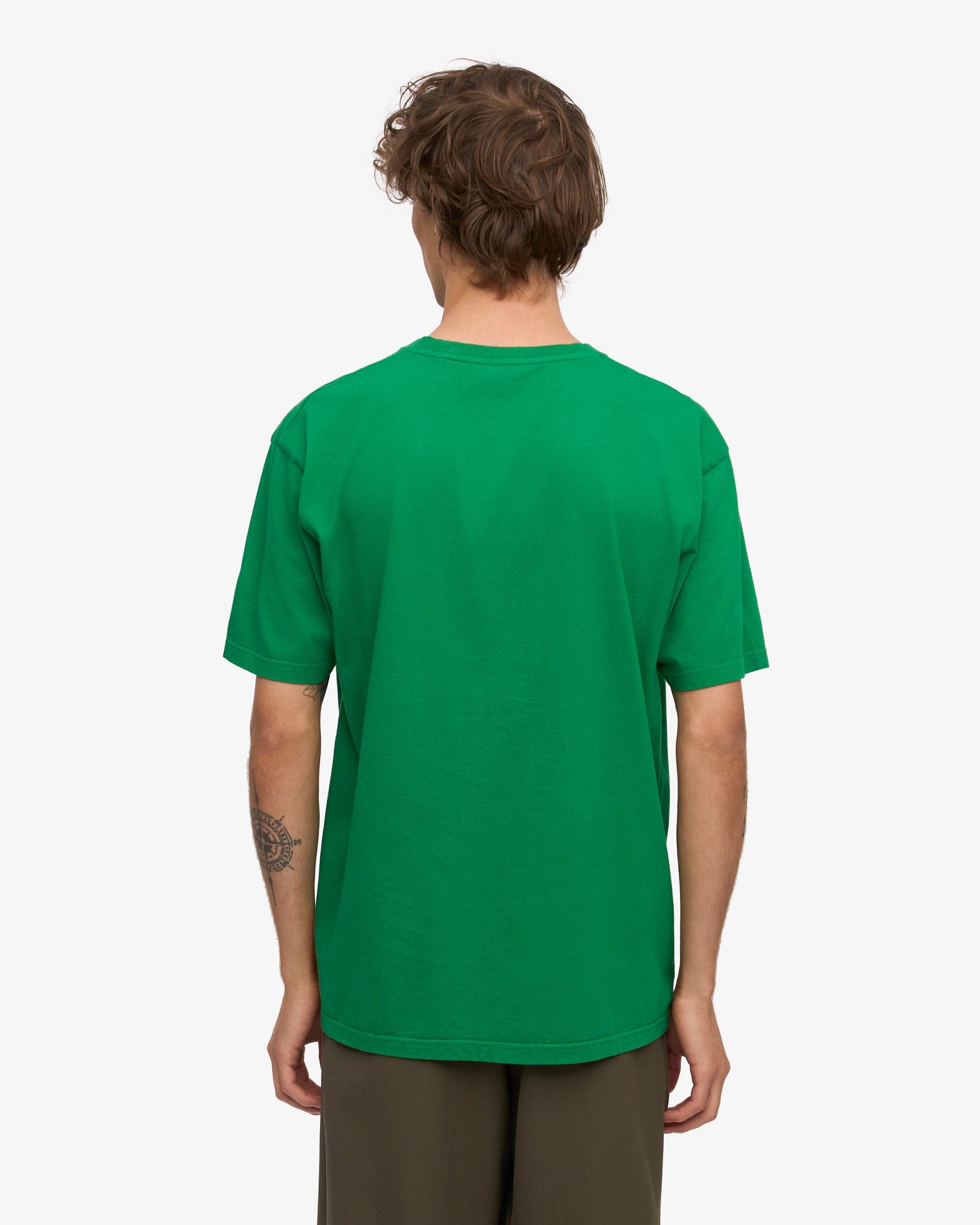 T-shirt manches courtes en coton bio | vert "kelly green"