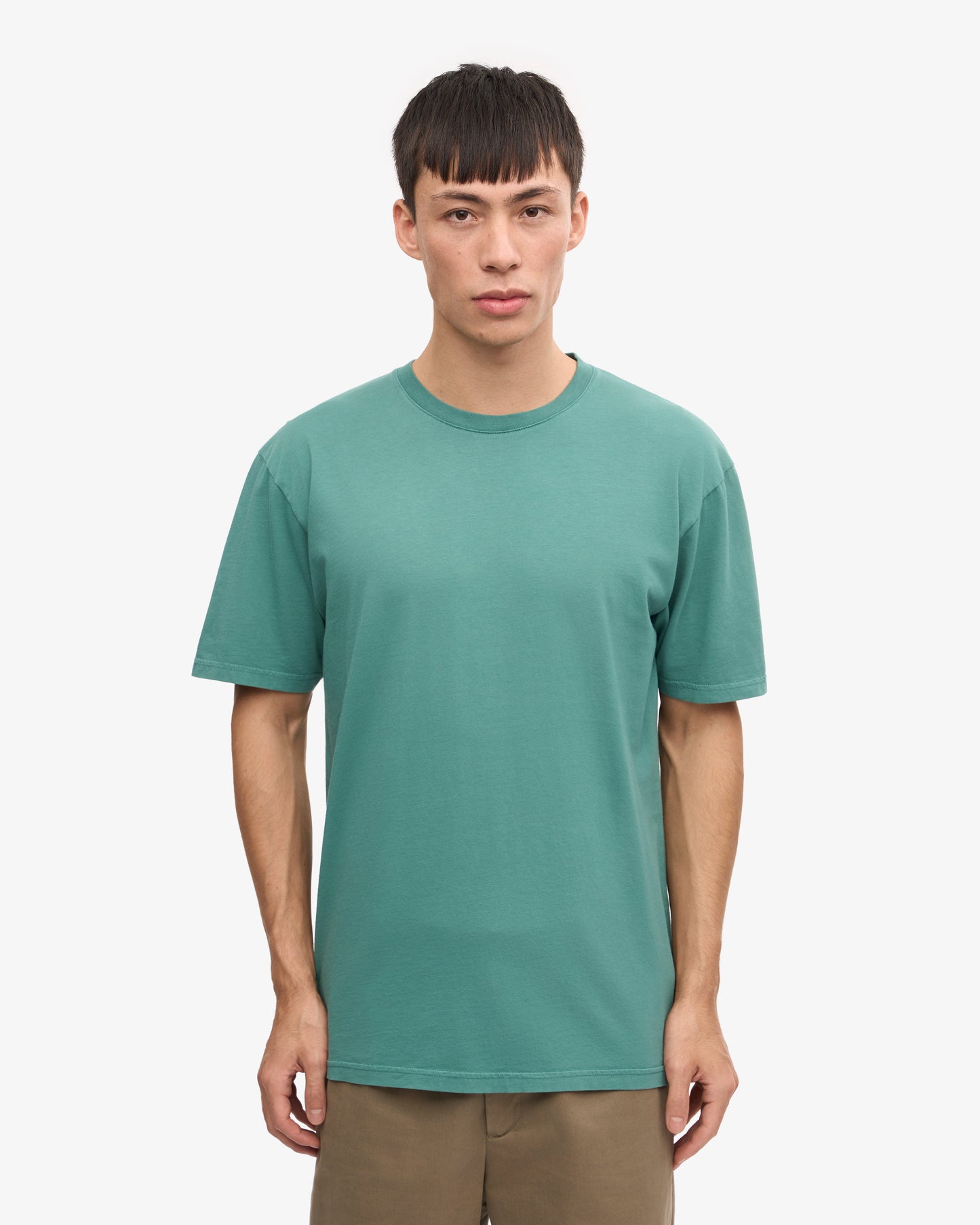 T-shirt manches courtes en coton bio | vert "pine green"