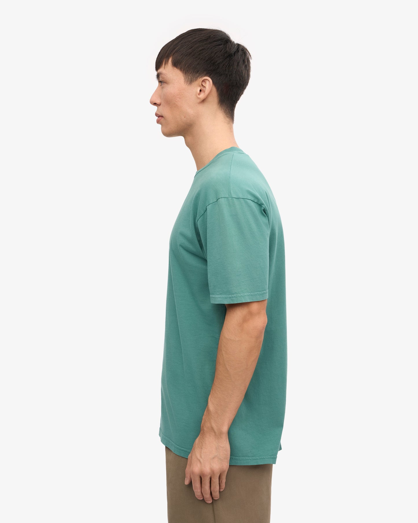 T-shirt manches courtes en coton bio | vert "pine green"