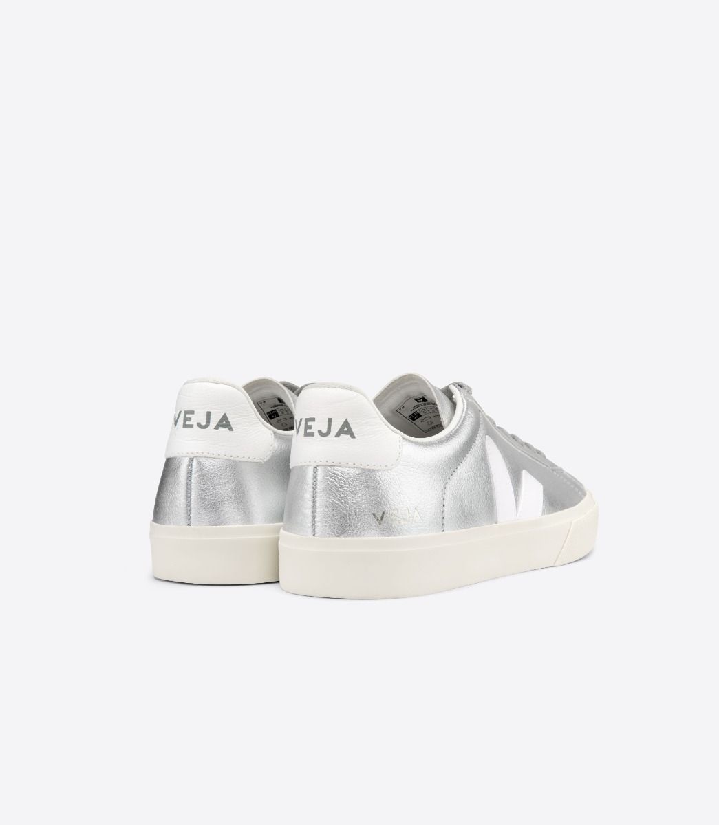 Baskets en cuir chromefree | argenté "campo silver white"