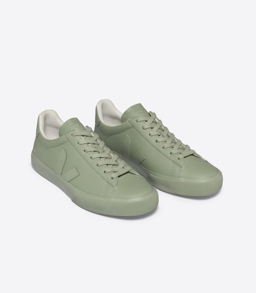 Baskets en cuir sans chrome | vert "campo chromefree leather full clay"