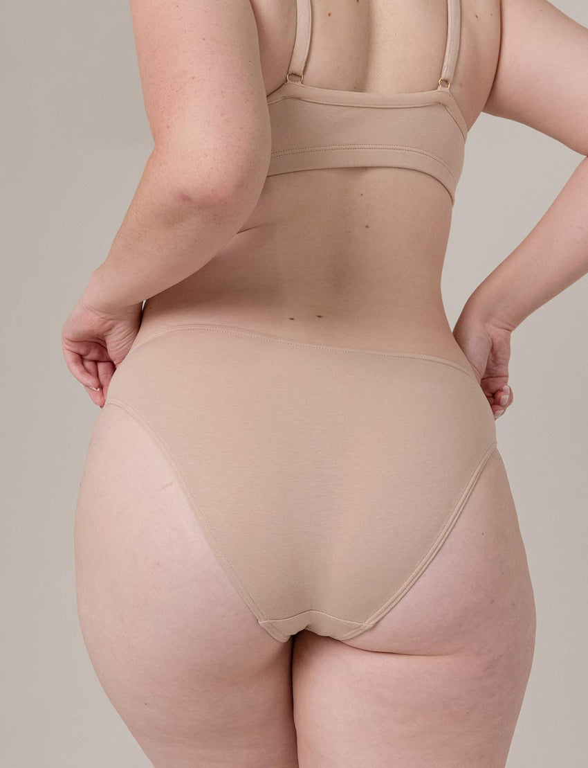 Culotte en coton bio | beige "anna nude sable"