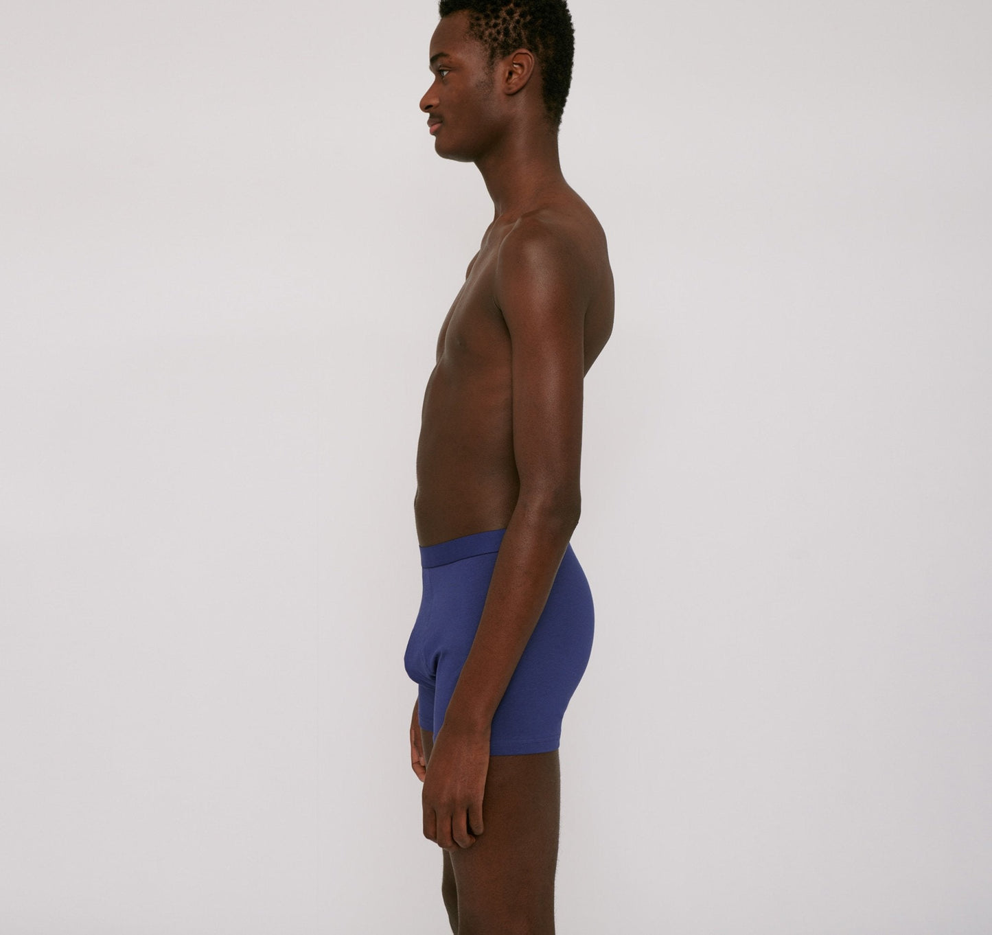 Pack 2 boxers bleu en coton bio - cobalt