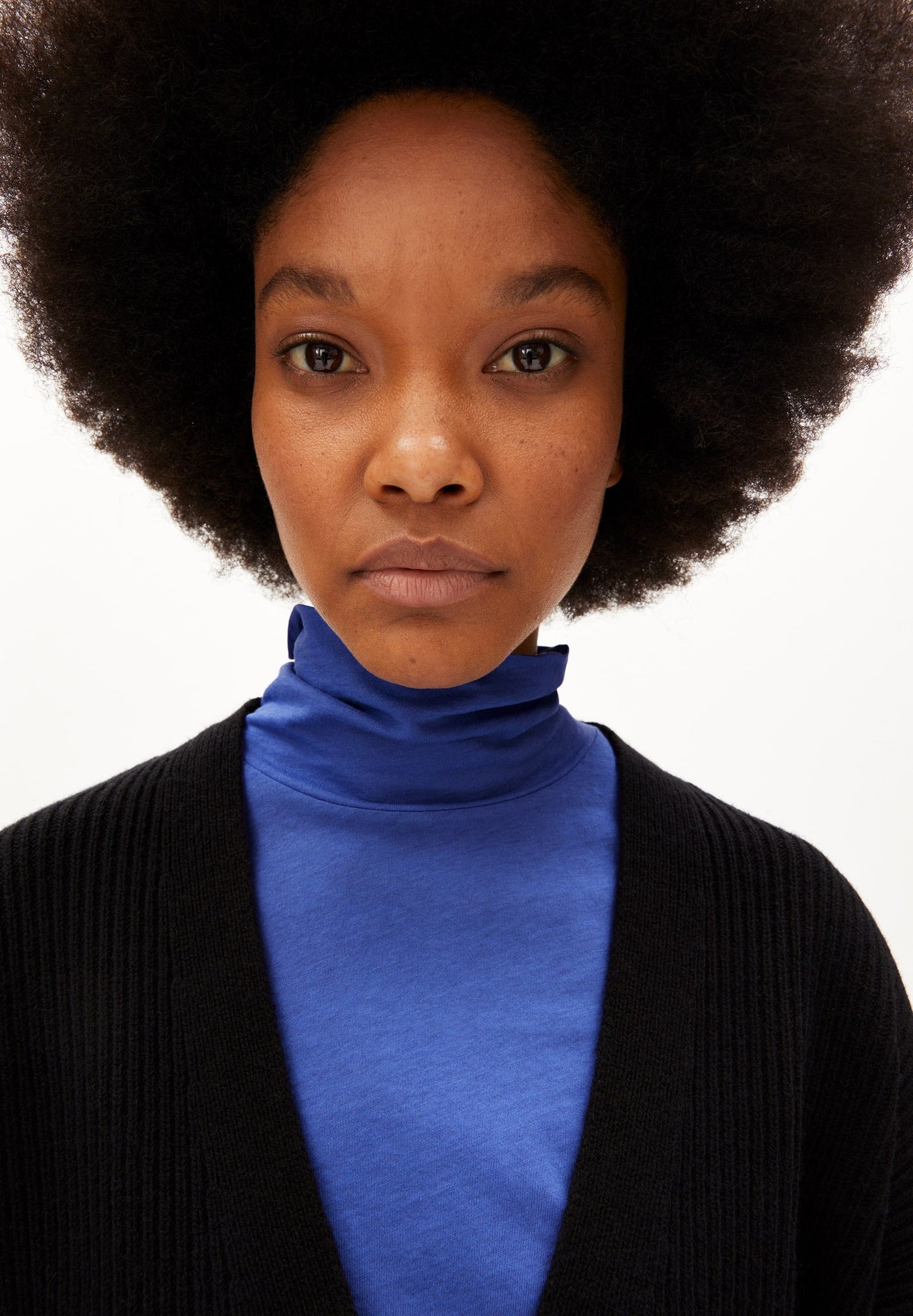 Gilet noir en ecovero, coton et laine bio - damiraa soft black