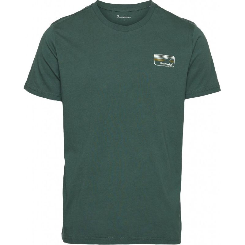 T-shirt vert forêt en coton bio - alder