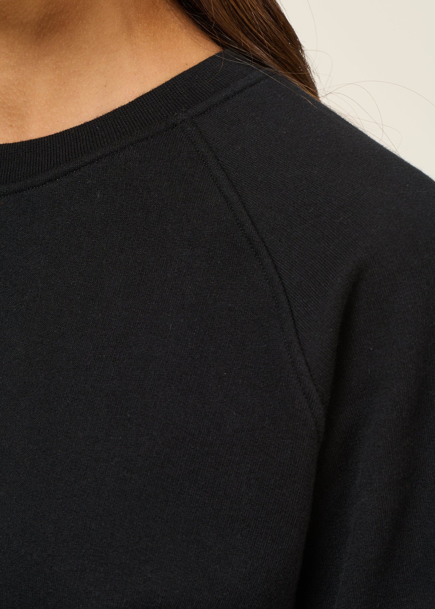 Sweat en coton bio | noir