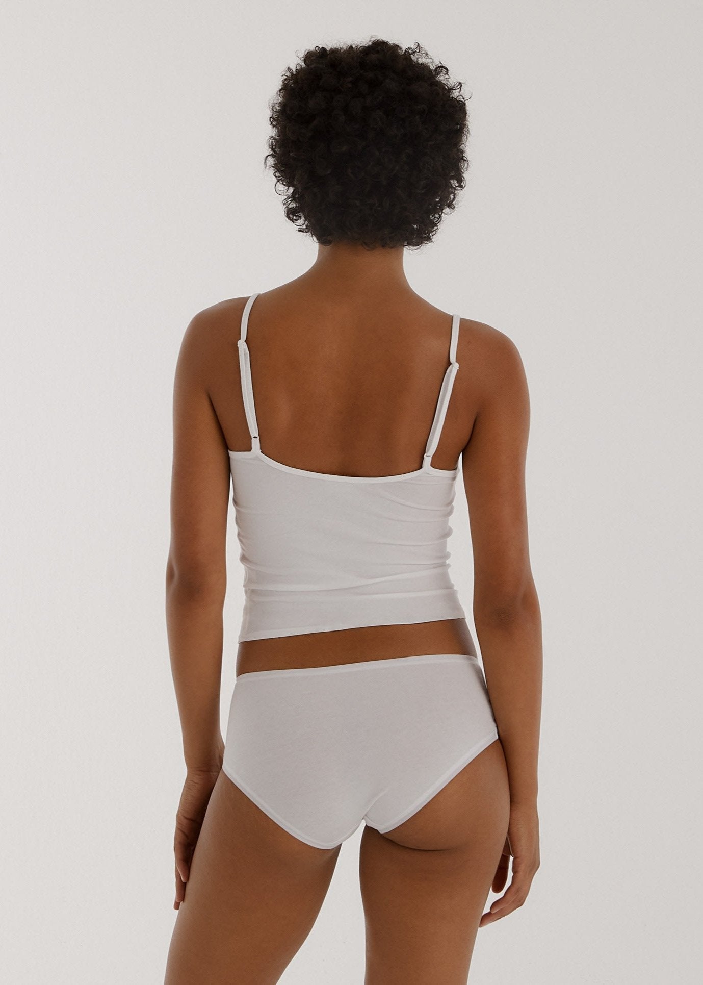 Culotte en coton bio | Blanc "core brief white"