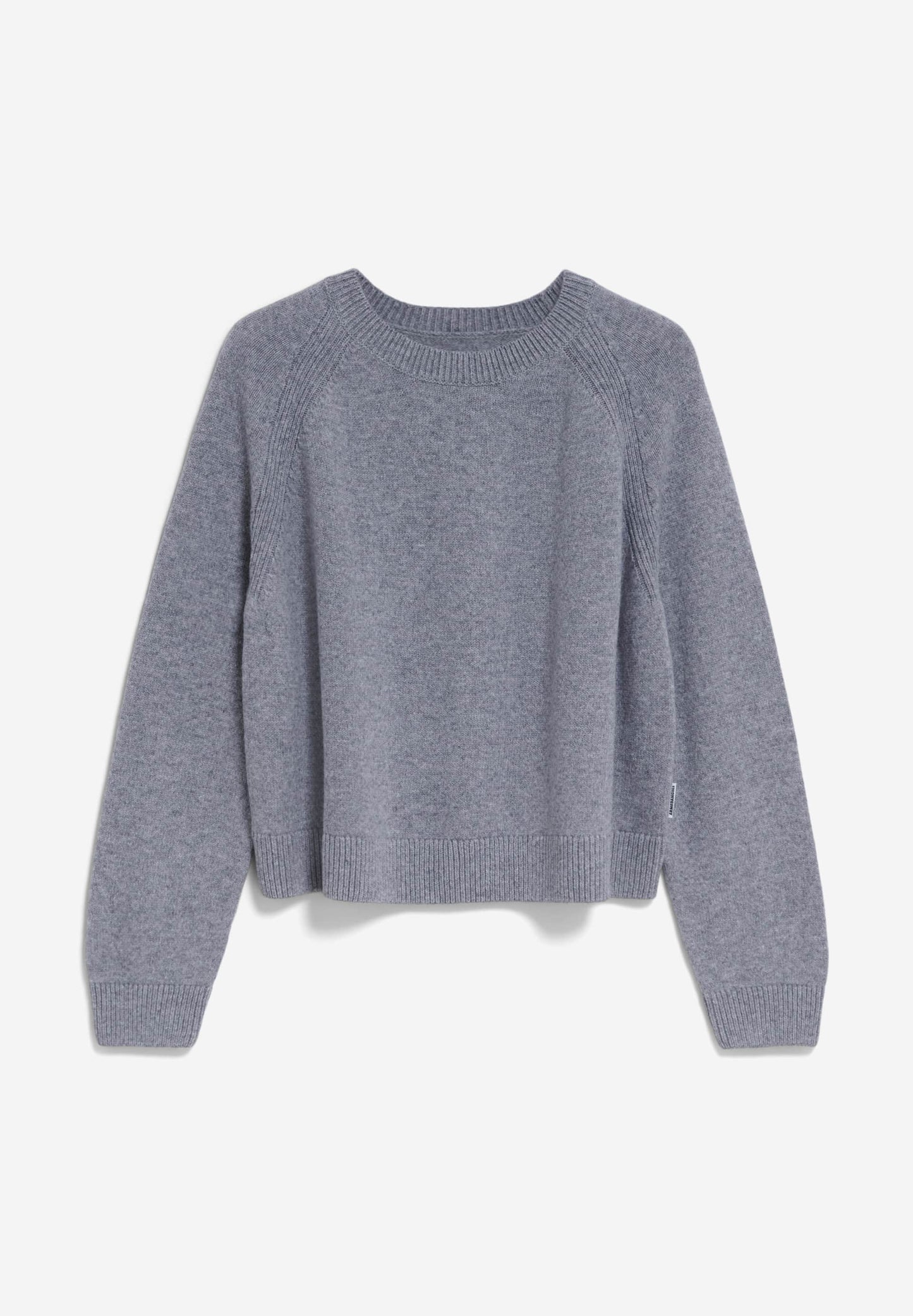 Pull en laine bio | gris "diliriaa reglana - light grey melange"