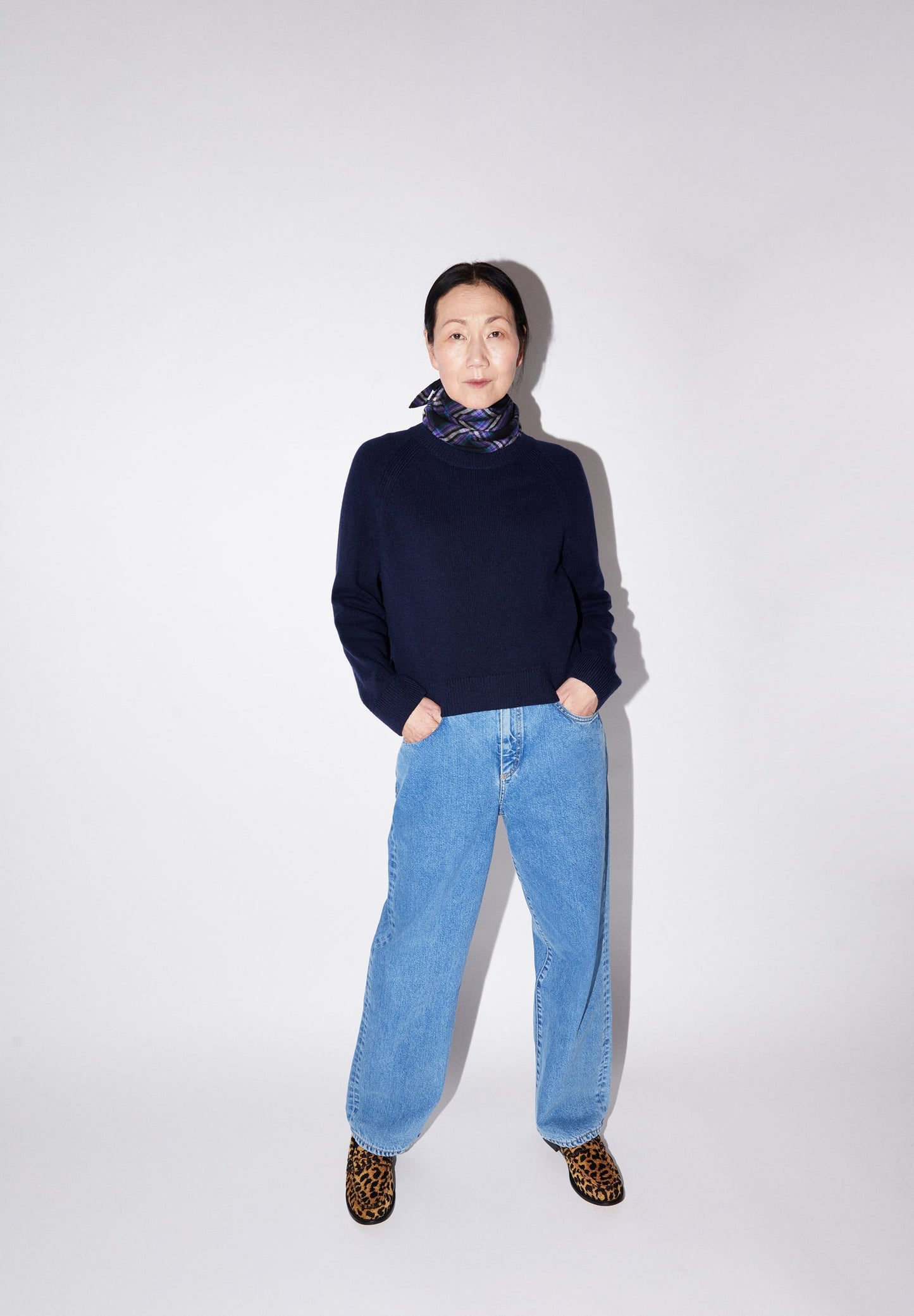 Pull en laine bio et recyclée | Marine "diliriaa reglana night sky"