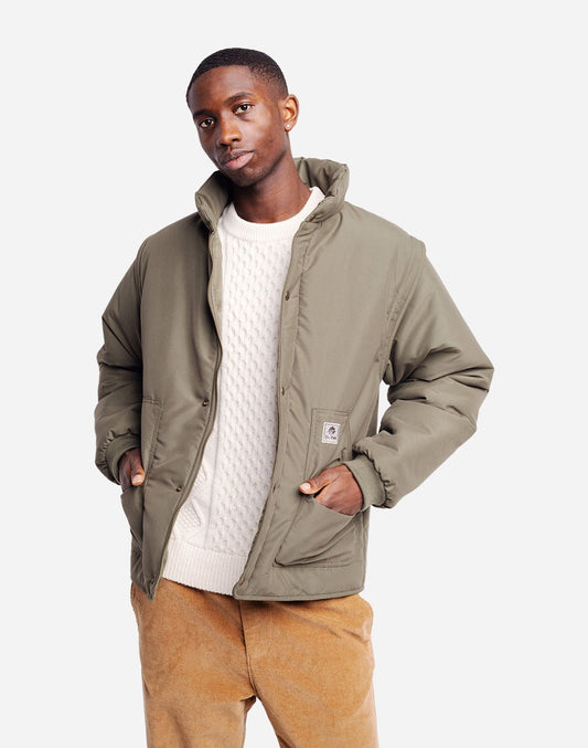 Manteau en matières recyclées | kaki "boreas"