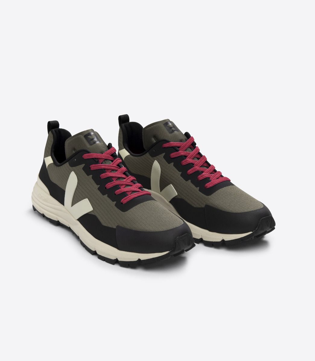 Baskets en polyester recyclé | kaki "dekkan ripstop kaki pierre"