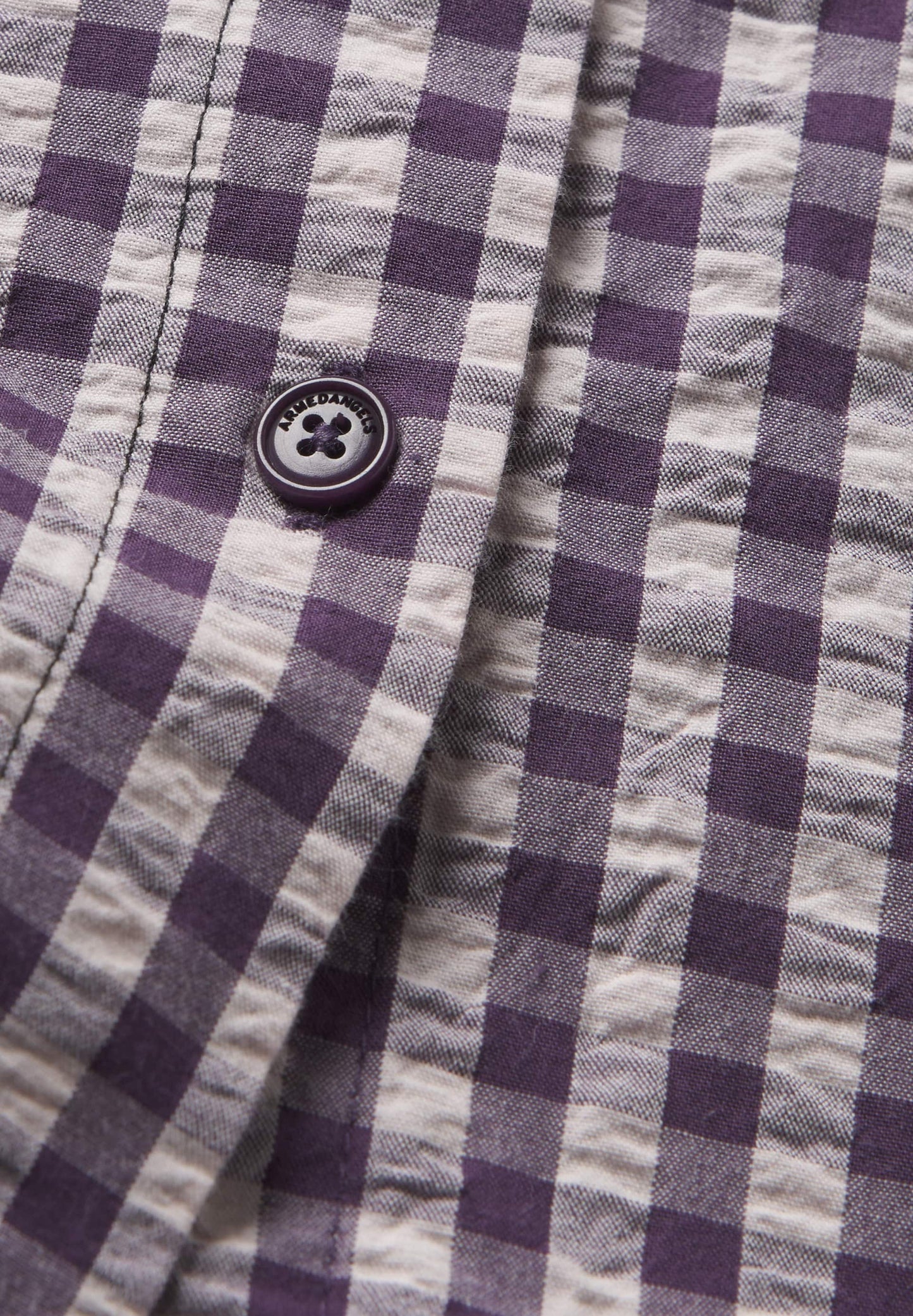 Chemisette ample en coton bio | violet "eassaali vichi blue ash"