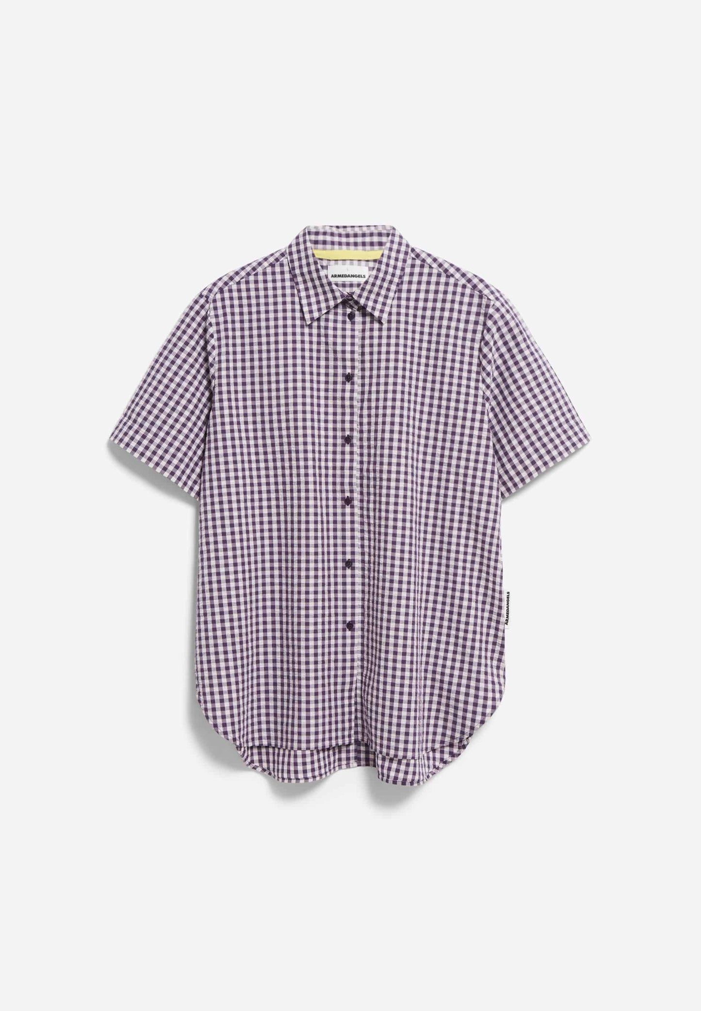 Chemisette ample en coton bio | violet "eassaali vichi blue ash"