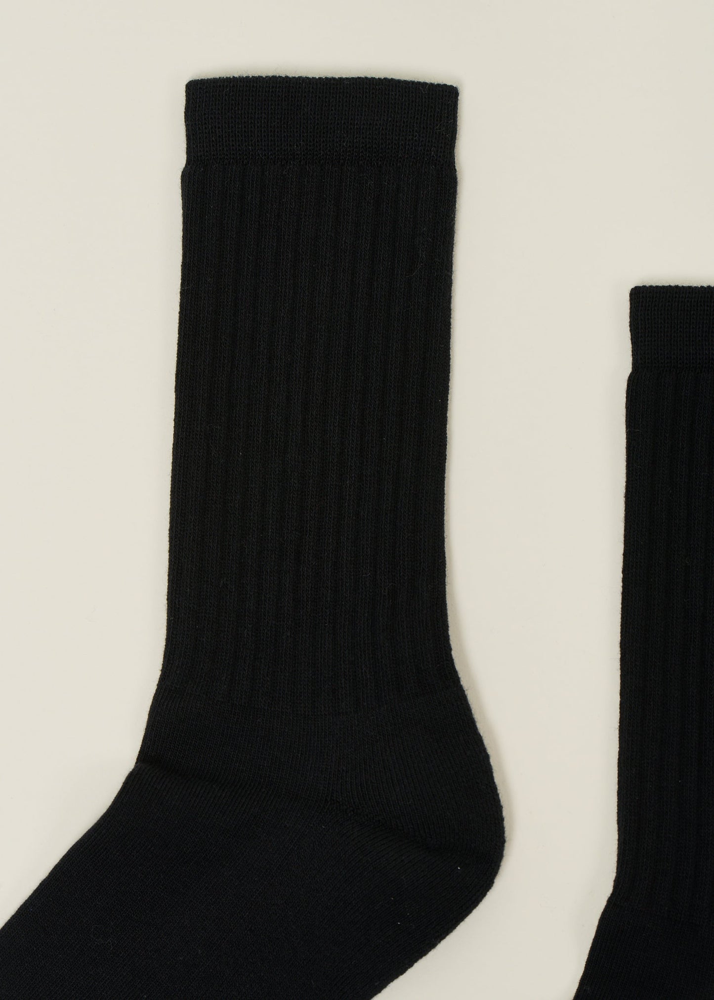 Chaussettes en coton bio | noir