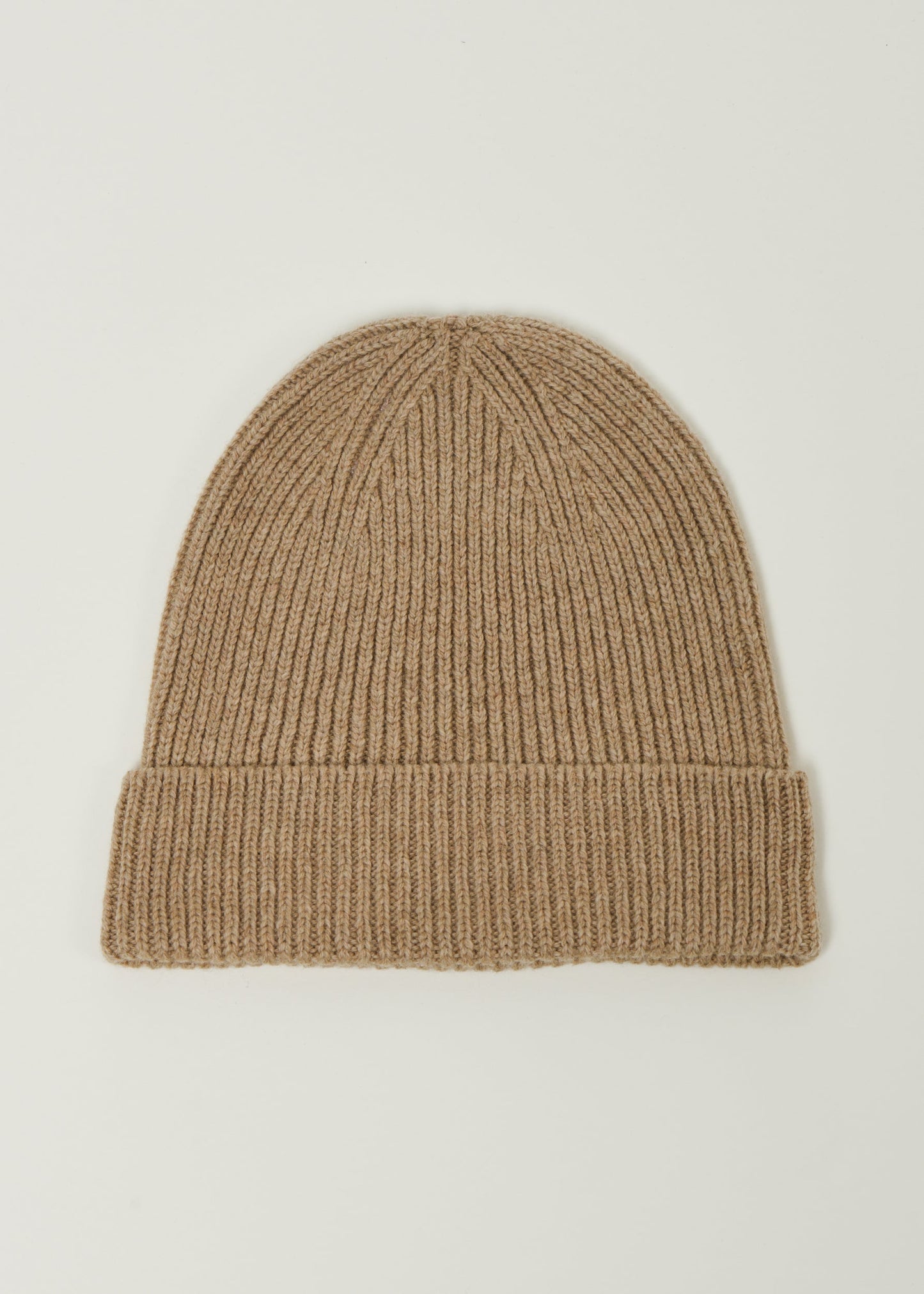 Bonnet en laine mérinos recyclée | beige