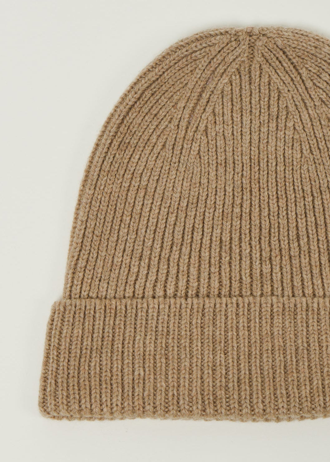 Bonnet en laine mérinos recyclée | beige