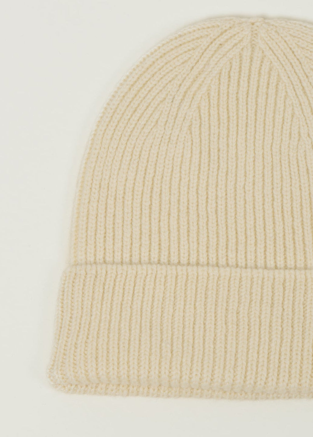 Bonnet en laine mérinos recyclée | écru
