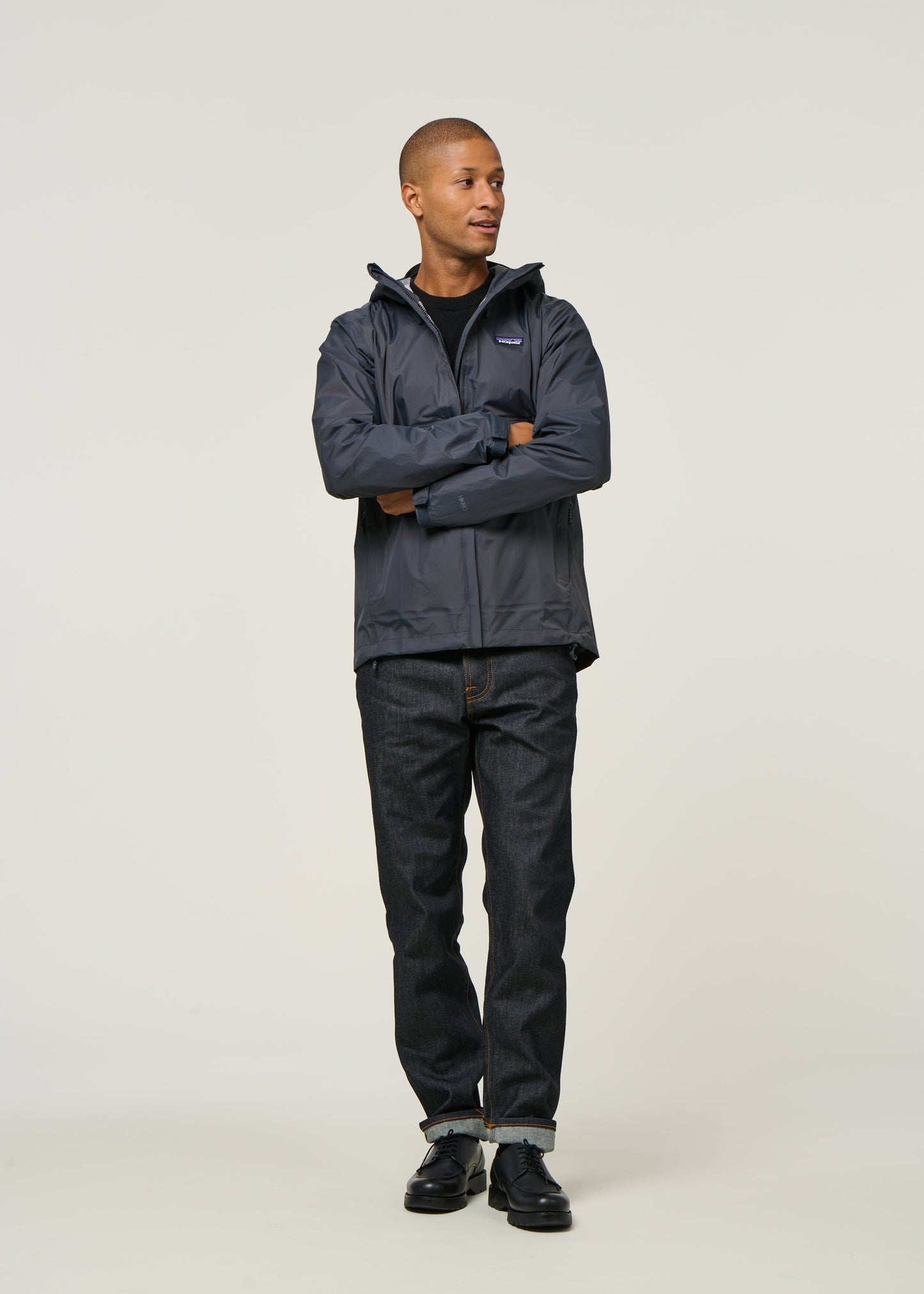 Imperméable en nylon recyclé | bleu "torrentshell 3l jkt smolder blue"