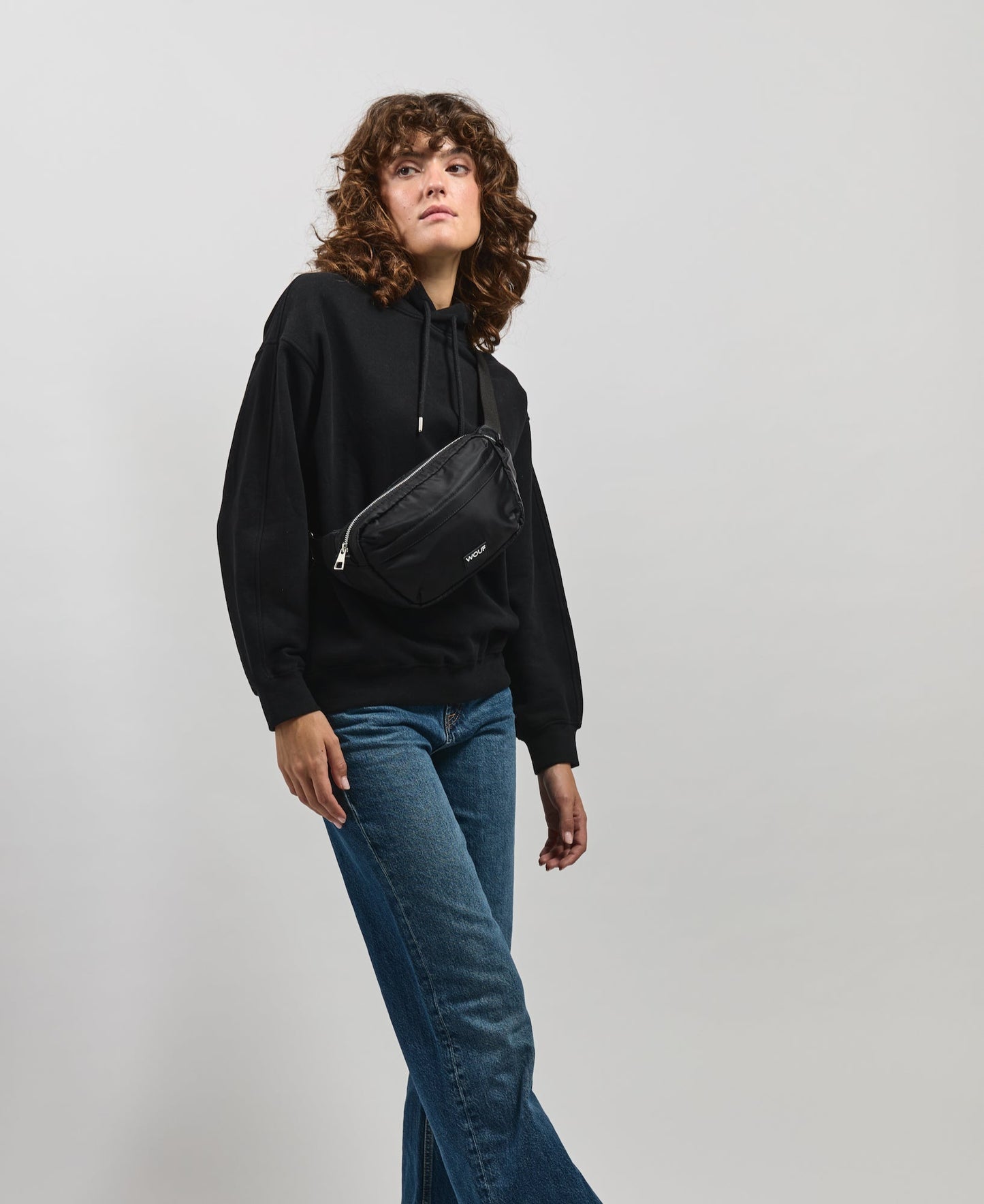 banane en matières recyclées | noir "oslo waistbag"
