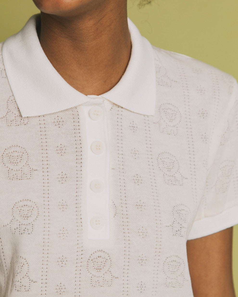 Polo écru en tencel et coton bio - Luangwa
