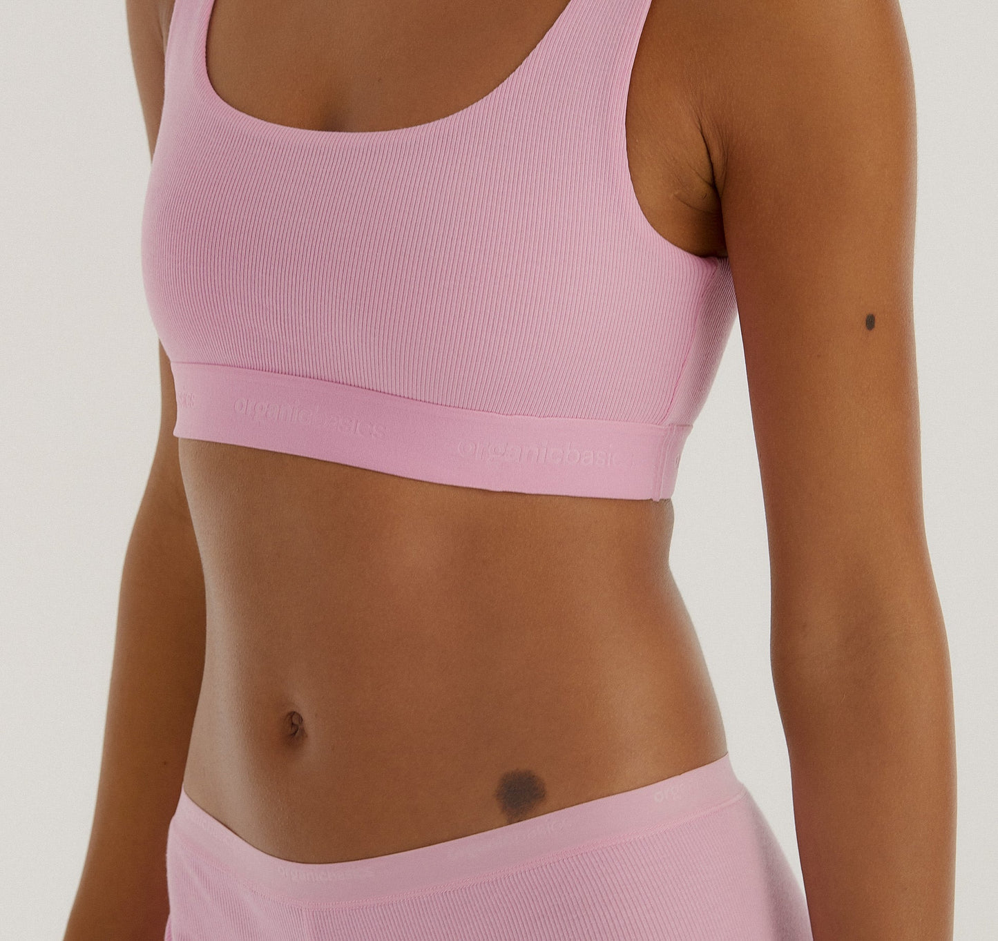 Shorty en coton biologique | rose "core shorty - petal pink"