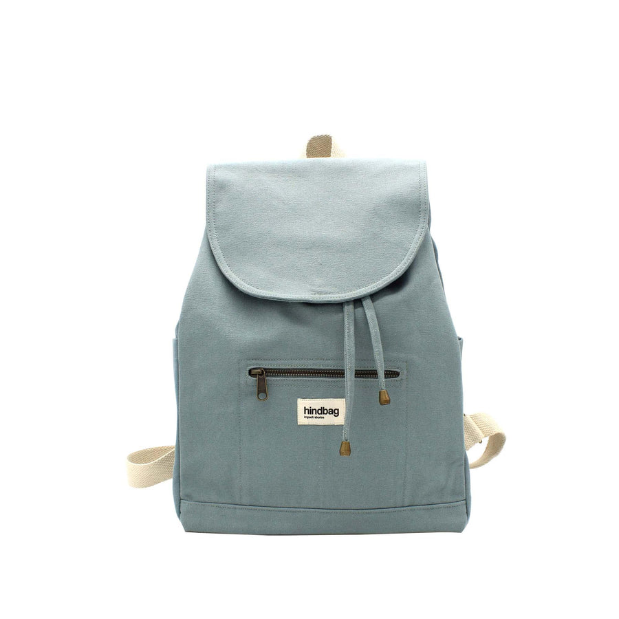 Sac à dos en coton bio | Sauge "eliot sauge"