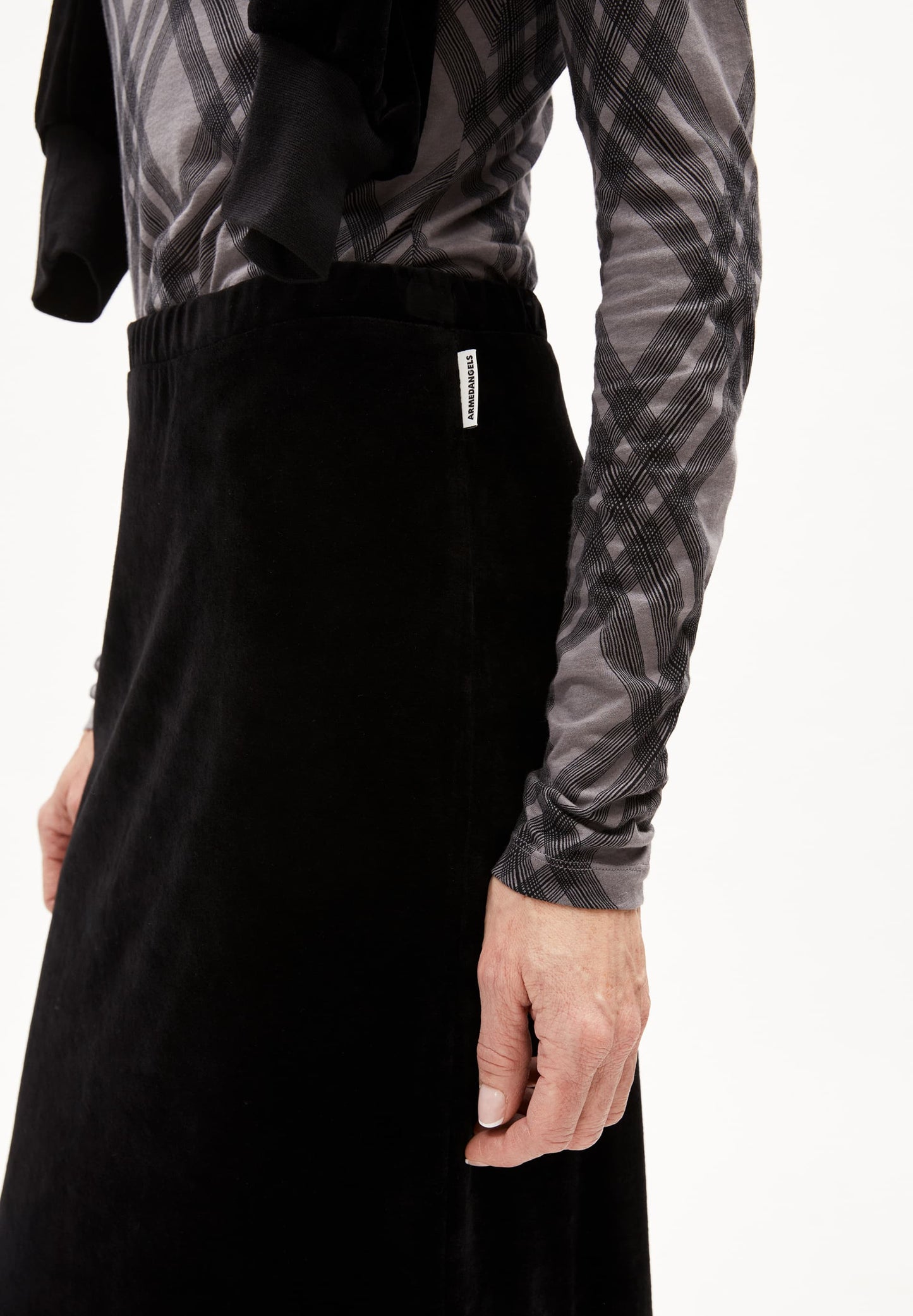 Jupe en tencel® (procédé lyocell) | noir "emolgaa - black"