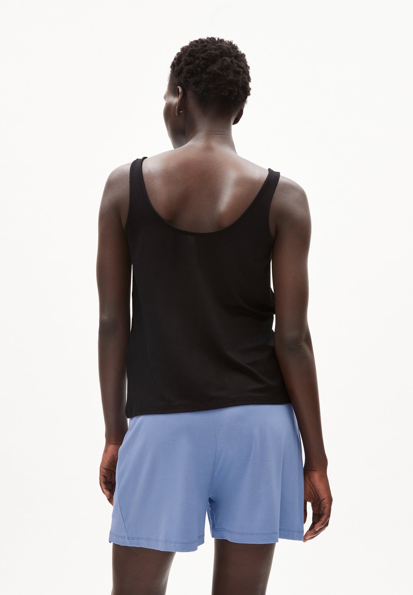 Débardeur noir en ecovero - ashraani solid black